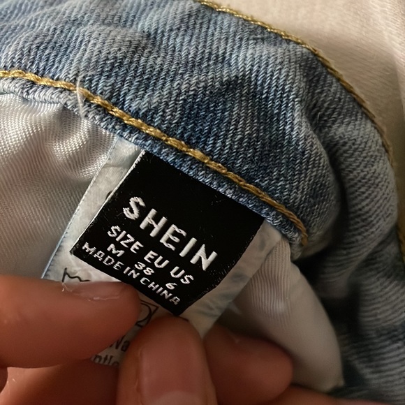 Light Washed Denim Jeans, Blue, SHEIN, Size S & XS - Picture 2 of 4